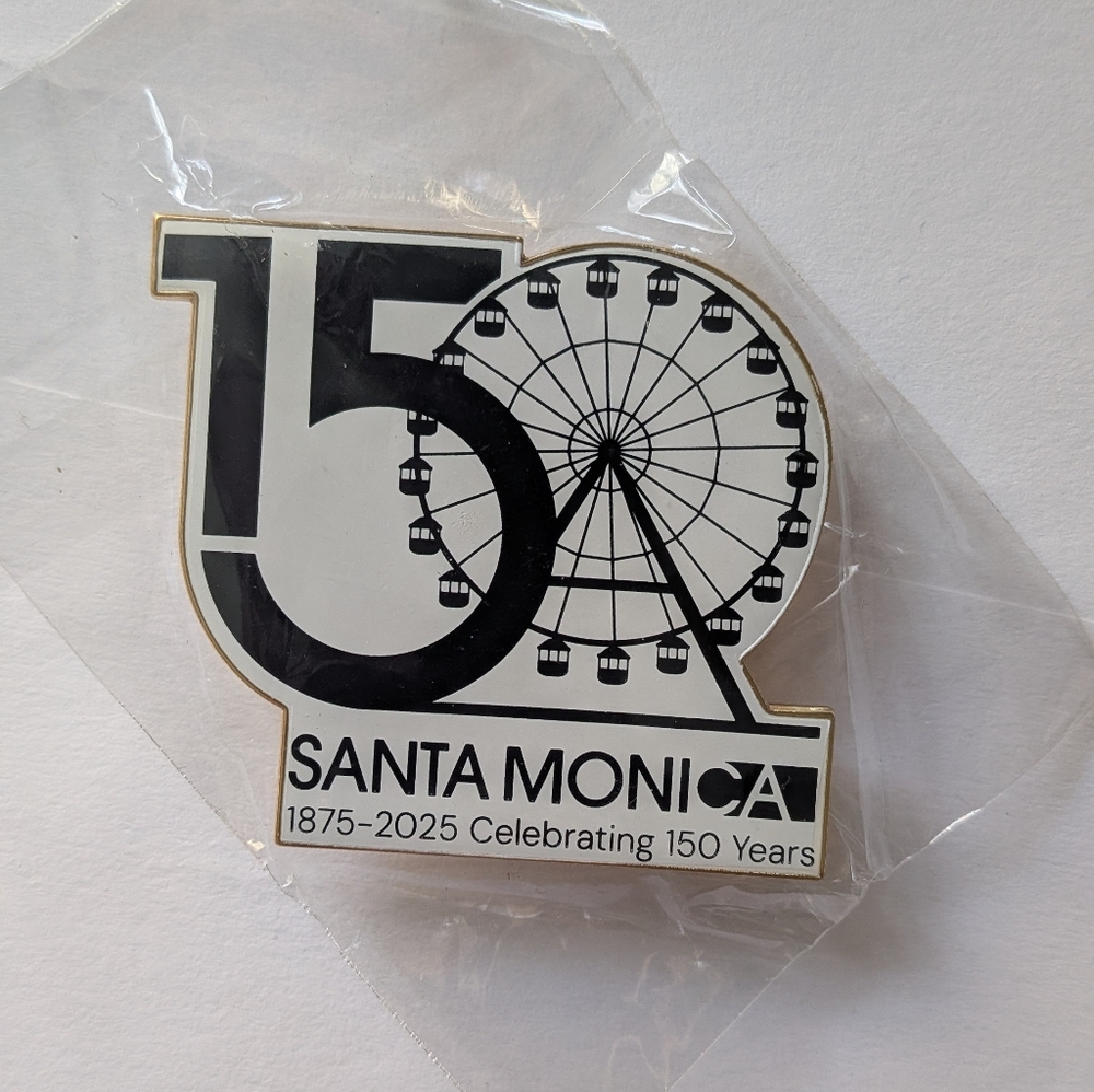 Santa Monica 150th Anniversary Pin. NEW